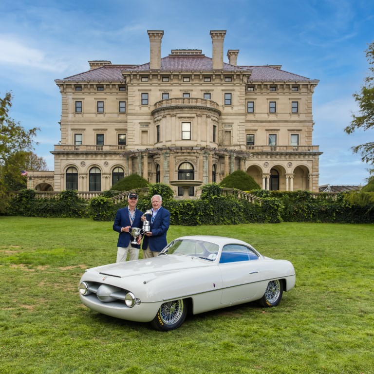 Rare Abarth 1100 Ghia Coupé wins Audrain Newport Concours