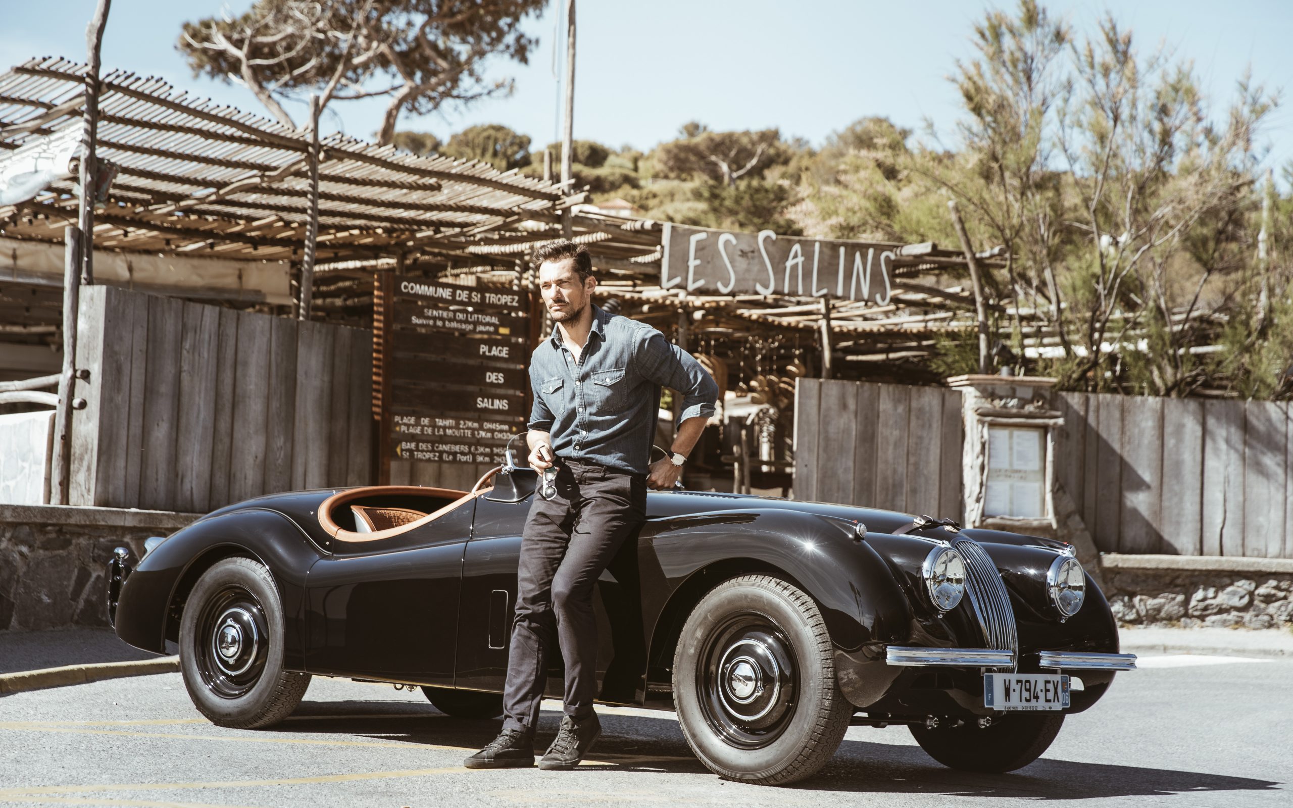 David Gandy's Jaguar XK120 on show at Concours on Savile Row - Magneto