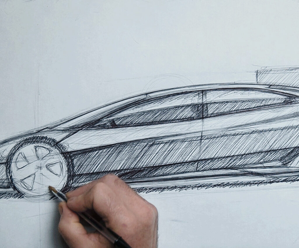 How the Sketch a Car in Perspective (the easy way) — Steemit