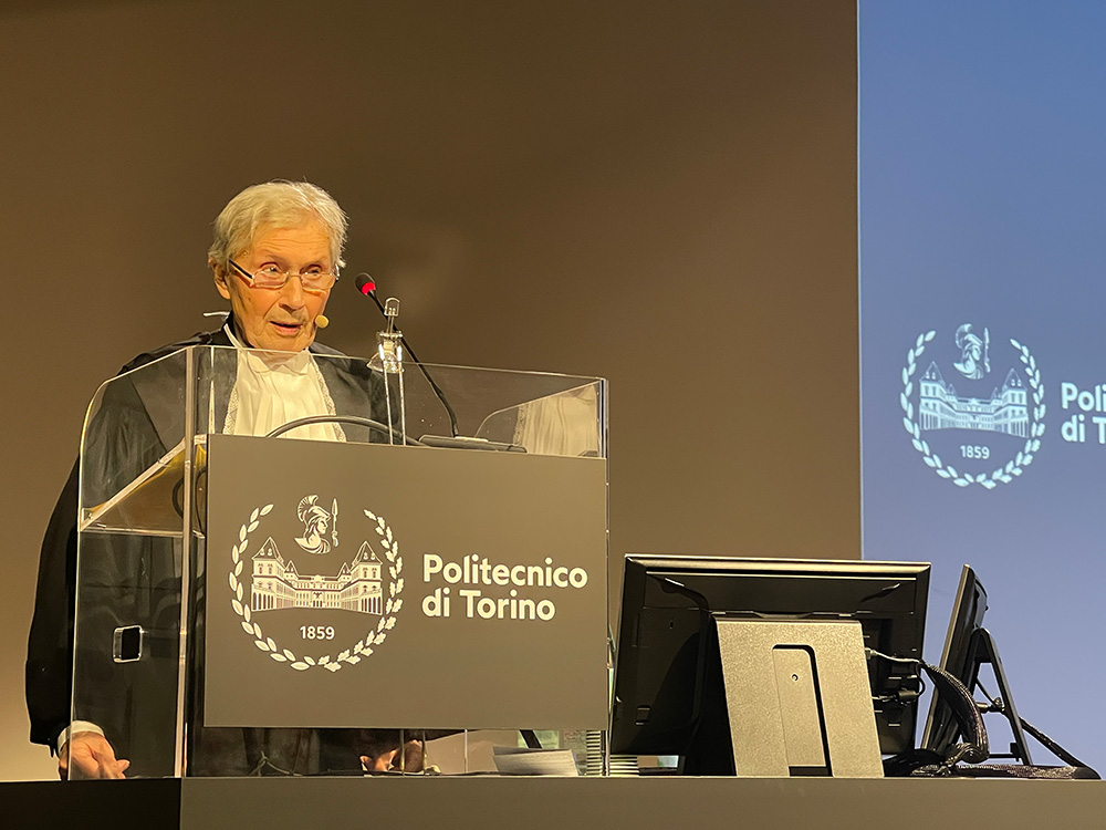 Marcello Gandini honoured at Italy's Politecnico di Torino