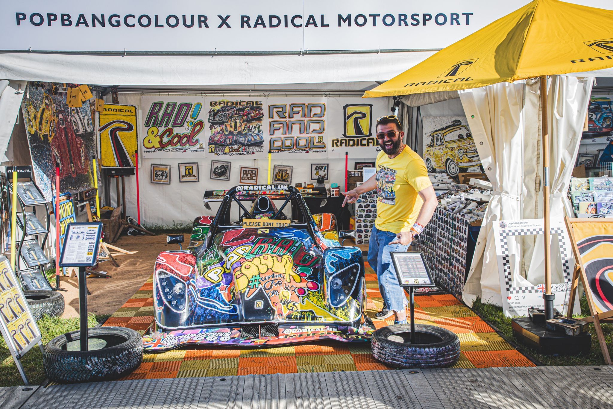 Rad and Cool' PopBang Colour Radical SR3 art car revealed - Magneto