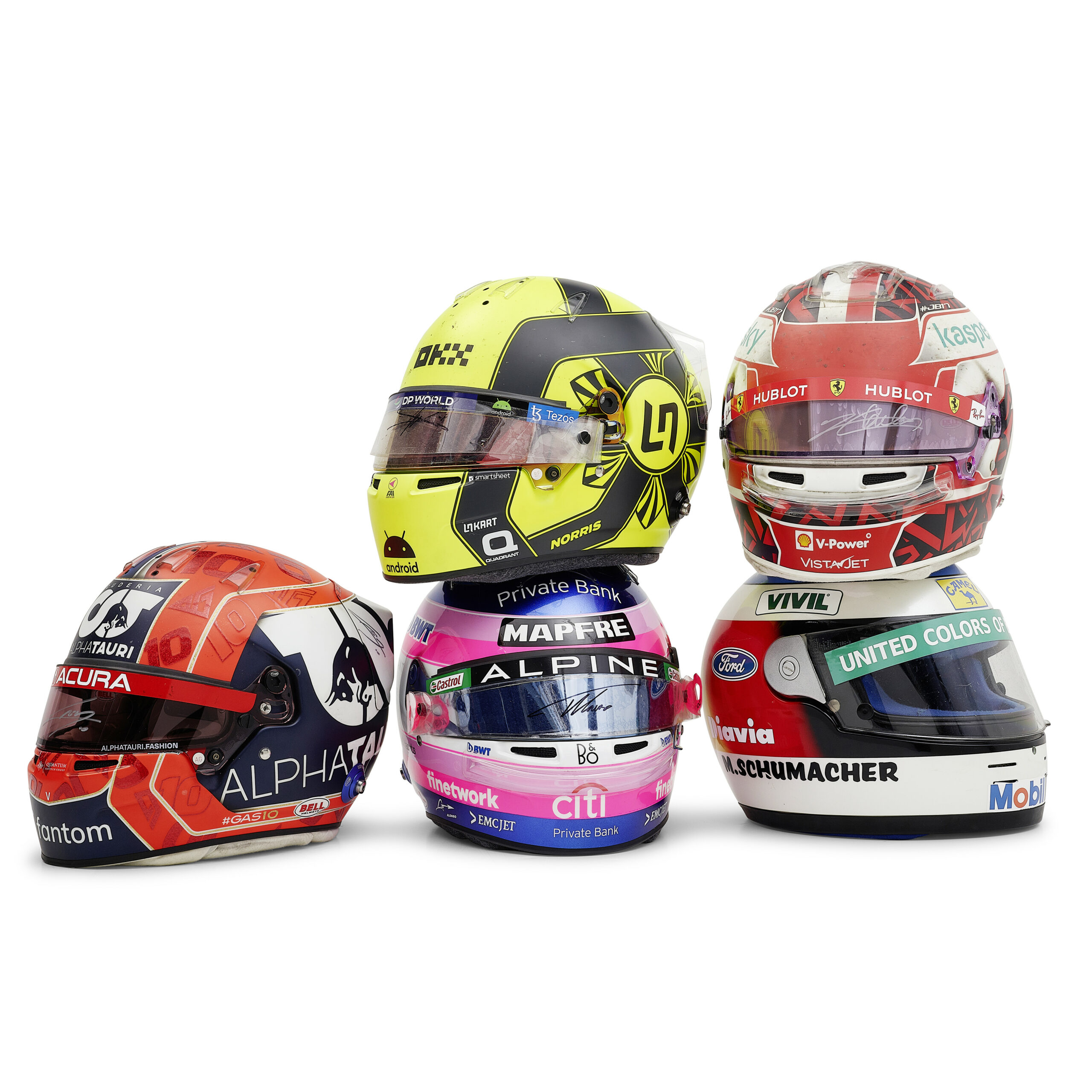 Casque Bell 1/2 Signé Pierre Gasly - Miami GP 2022, Miniature Collection, Neuf