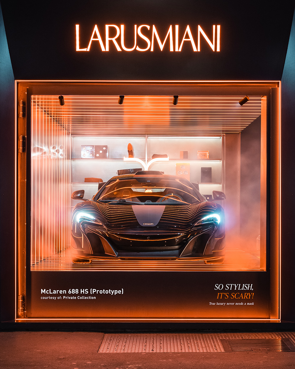 So stylish it's scary: Prototype McLaren 688 HS goes on display at So stylish it's scary: Prototype McLaren 688 HS goes on display at