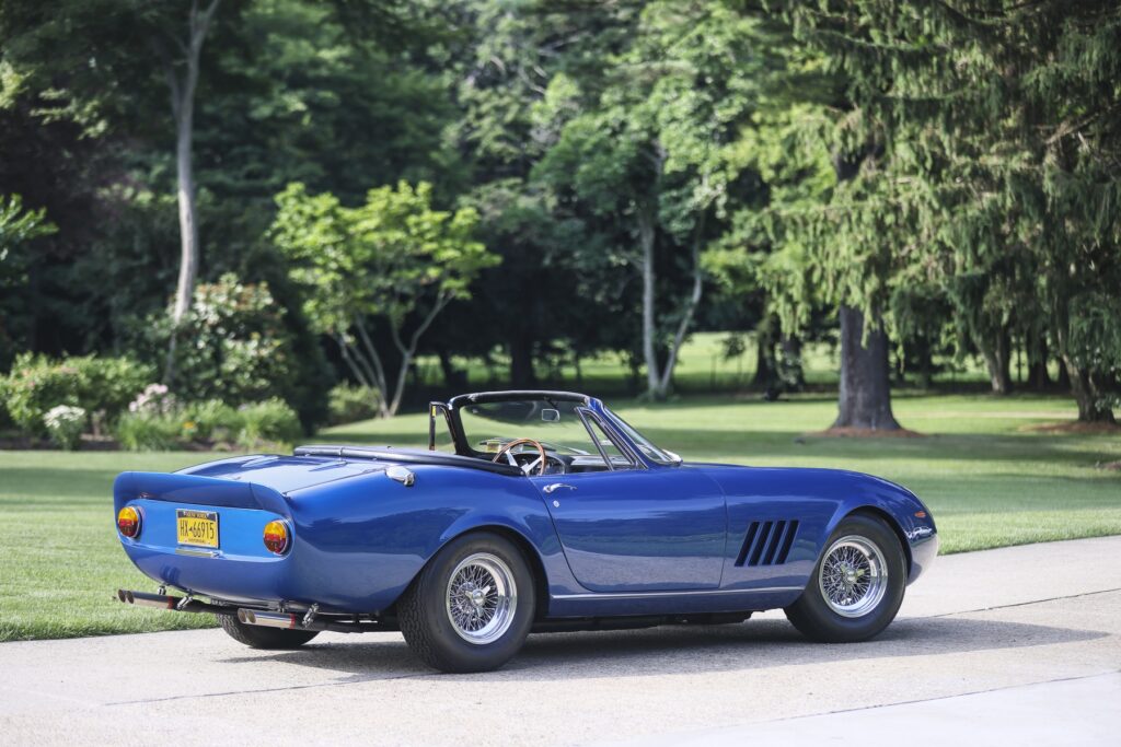 Steve McQueen Ferrari NART Spyder heads Gooding Christie's