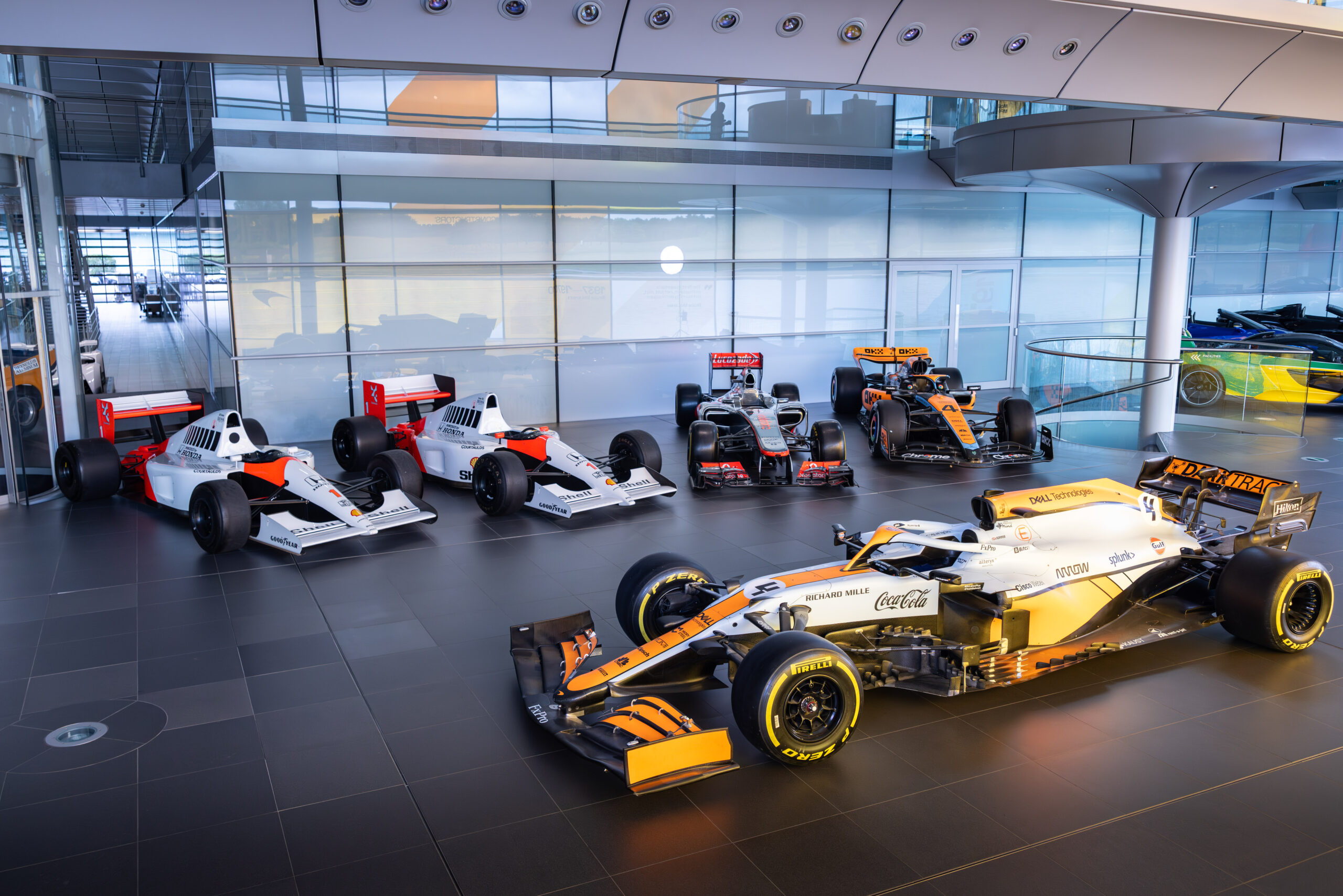 Five historic McLaren F1 cars for sale driven by Senna, Button and Norris